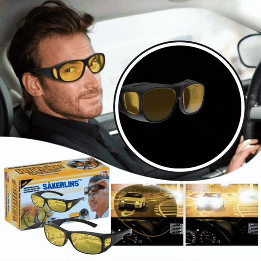 SäkerLins™ Nattkörningsglasögon